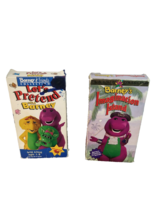 VHS Tape Barney - Lets Pretend With Barney &amp; Barney&#39;s imagination Island... - £9.58 GBP