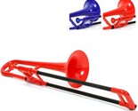 Pinstrument Plastic Kids Pbone Mini Trombone In Red With Mouthpiece And ... - $167.95