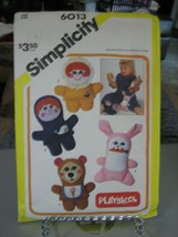 Simplicity 6013 Set of Finger Puppets Sewing Pattern - $5.35