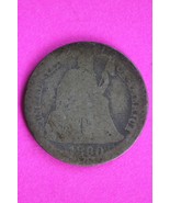 1890 P Seated Liberty Dime Exact Silver Coin Shown Low Grade Filler 68 - $20.56 CAD