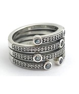 Authentic PANDORA Shimmering Ocean Ring, Frosty Mint, Sz 5, 191002CZF-50... - $1,393.55 MXN