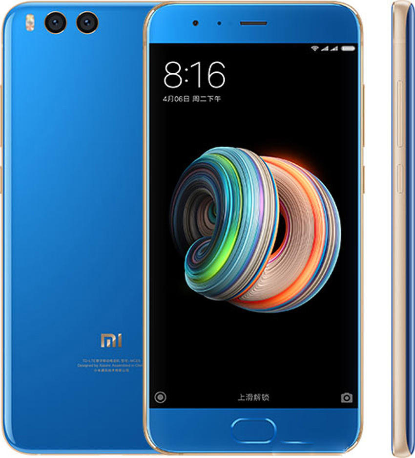 Primary image for XIAOMI mi note 3 6gb 128gb blue octa core 12mp finger id 5.5" android smartphone