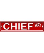 Chief Way Metal Novelty Street Sign - £26.33 GBP