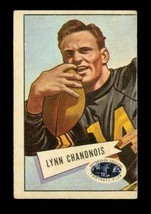 Vintage Football Card 1952 Bowman College To Pro Large #20 Lynn Chandnois - £8.57 GBP