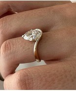 Lab diamond engagement ring, Oval solitaire ring, yellow gold engagement... - €1.159,79 EUR+ Lab diamond engagement ring, Oval solitaire ring, yellow gold engagement... - €1.159,79 EUR+