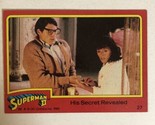 Superman II 2 Trading Card #27 Christopher Reeve Margot Kidder - £1.56 GBP