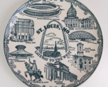 Vintage St. Louis, MO. Gateway To The West 10.&quot; Decorative Plate With Ha... - $14.54