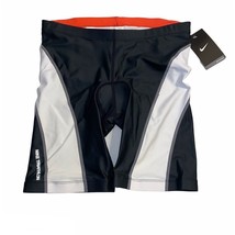 Nike Triathlon Half Tight Black White Athletic Running Shorts Womens Sma... - $7.49