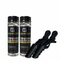 2pcs Ultra Hold Hair System Adhesive 1.4oz w/ 2pcs Hair Clip Bundle Save... - $36.95