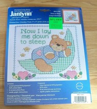 NEW Janlynn Stamped Cross Stitch Kit Down to Sleep 11&quot; x 11&quot; 041-0159 NIP - £13.38 GBP