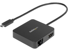 StarTech.com DKT30CHD USB-C Multiport Adapter for Laptops - 4K HDMI - GbE - USB- - £104.93 GBP