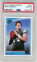 2018 Donruss #301 Sam Darnold PSA 10 Gem Mint - £39.56 GBP