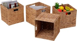 Jgjcyo9 Storage Baskets Wicker Cube Baskets Rectangular Laundry - £62.34 GBP