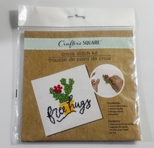 Crafters Square Free Hugs Cactus Cross Stitch Kit - $6.92