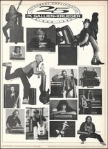 Gallien-Krueger 1991 GK amp ad RHCP Flea Rush Alex Lifeson Skid Row Rachel Bolan - $3.60