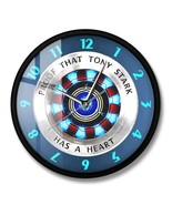 Proof Heart Iron Man Action Movies Metal Frame Wall Clock Home Business ... - $48.99