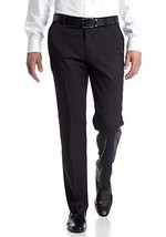 Kenneth Cole Mens Reaction Classic Black Performance Dress Pants NEW 38 X 34 - £38.53 GBP