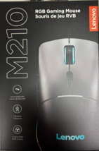 Lenovo - GY51N60457 - M210 RGB 8000 dpi USB A Wired Optical Gaming Mouse... - $29.95