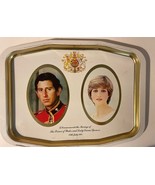 Commemorate Tray The Prince Of Whales And Lady Diana Spencer 29th July 1981 - $23.00