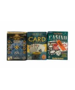 3 Assortiment Carte / Casino / Poker Jeux - £22.92 GBP
