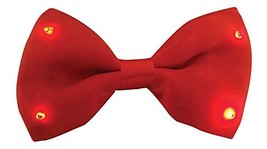 Halloween Wholesalers Light Up LED Bowtie Red - £15.79 GBP