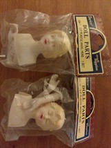 2 New Darice Angels Plastic 2.5&quot; Head &amp; Hands Blond 1224-16 Closed 1224-... - £10.30 GBP