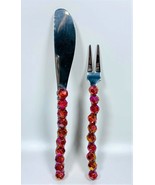 Cutlery Steak Rib Set Meat Fork &amp; Knife Stainless Steel - Siam Handle - $14.89 CAD