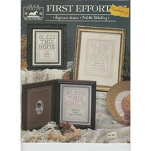 Jean Farish Needleworks First Efforts Beginner Lessons Palette Cross Stitch - £6.86 GBP