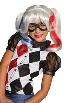 Rubies Costume Girls Dc Super Hero Harley Quinn Wig - £56.71 GBP