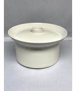 White Covered Casserole, Primaries For Iroquois, Designed By Michael Lax... - $60.78