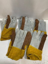 5 Pairs of Cowhide 48583 XL Welding Work Gloves 13&quot; L 6&quot; W - £71.17 GBP