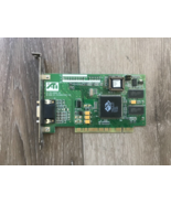 ATI Rage IIC PCI VGA RGB Video  Graphics Card 109-61800-00  1026180201 - £44.02 GBP
