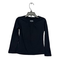 Harper Canyon Girls Blouse Casual Top Black Long Bell Sleeve 100% Cotton 3 New - £7.43 GBP
