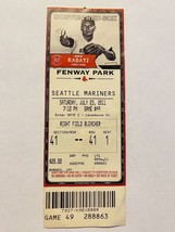 Boston Red Socks verses Seattle Mariners Ticket Stub 9/23/2011 Dick Radatz - £1.17 GBP