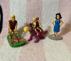 Vintage Dakin UCS &amp; Amblin Flintstones Movie Figures Barney Betty Dino Pebbles - £19.65 GBP