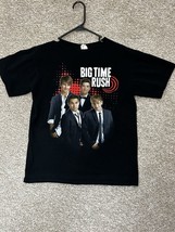 Big Time Rush Summer Tour 2012 T-Shirt Black Short Sleeve Band Shirt Size Medium - £15.69 GBP