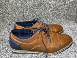 Freeman mens shoes brown size 10.5 memory foam￼ brown - £25.41 GBP