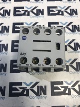 Allen-Bradley 100-F A40 SER.A Miniature Contactor, 600VAC 10A  - $12.80