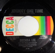 Brenda Lee 45 RPM Record - Johnny One Time / I Must Have Been Out Of My Mind C12 - £3.12 GBP