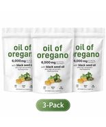 3 bags Oil of Oregano Softgels, 300 Count | 2 in 1 Formulated with Black... - $45.89