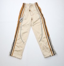 Vintage 90s Y2K Streetwear Boys Medium Hip Hop Striped Wide Leg Sweatpan... - $39.55