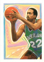 1990-91 Hoops Checklist Rolando Blackmon #360 Dallas Mavericks - £1.41 GBP