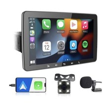 Car Bluetooth Radio Carplay Stereo: 9&quot; Single Din Android Auto Audio - QLED F... - £115.73 GBP