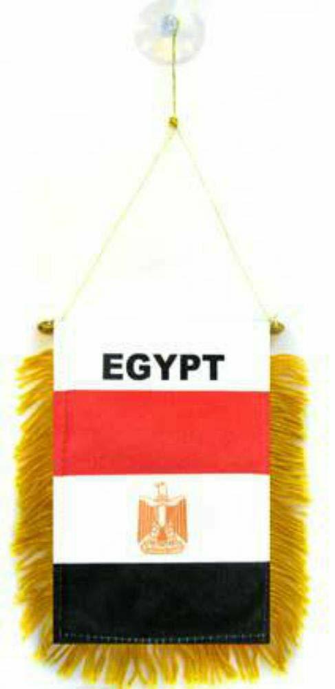 K&#39;s Novelties Egypt Mini Flag 4&quot;x6&quot; Window Banner w/Suction Cup - $2.88