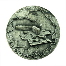 France Medal 35mm Consil General Council Val De Marne 20g 03216 - $26.99