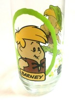 The Flintstones Kids Barney Drinking Glass Pizza Hut 1986 Vintage - $10.96