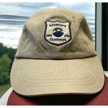 Adventure Outfitters Strapback Hat Tan Mountain Logo Since 1950 - £13.35 GBP