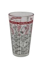 Federal Glass 1960 Mid-Century Cocktail Shaker Mixer with Drink Recipes - $363.62 MXN