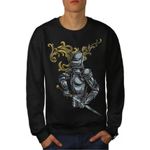 Wellcoda Knight Stylish Fashion Mens Sweatshirt, Suit Casual Pullover Jumper - £23.73 GBP+