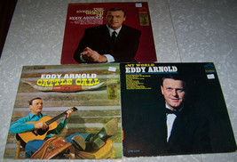 Lot 3 Vintage Eddy Arnold Vinyl Lp Record Albums - £7.88 GBP